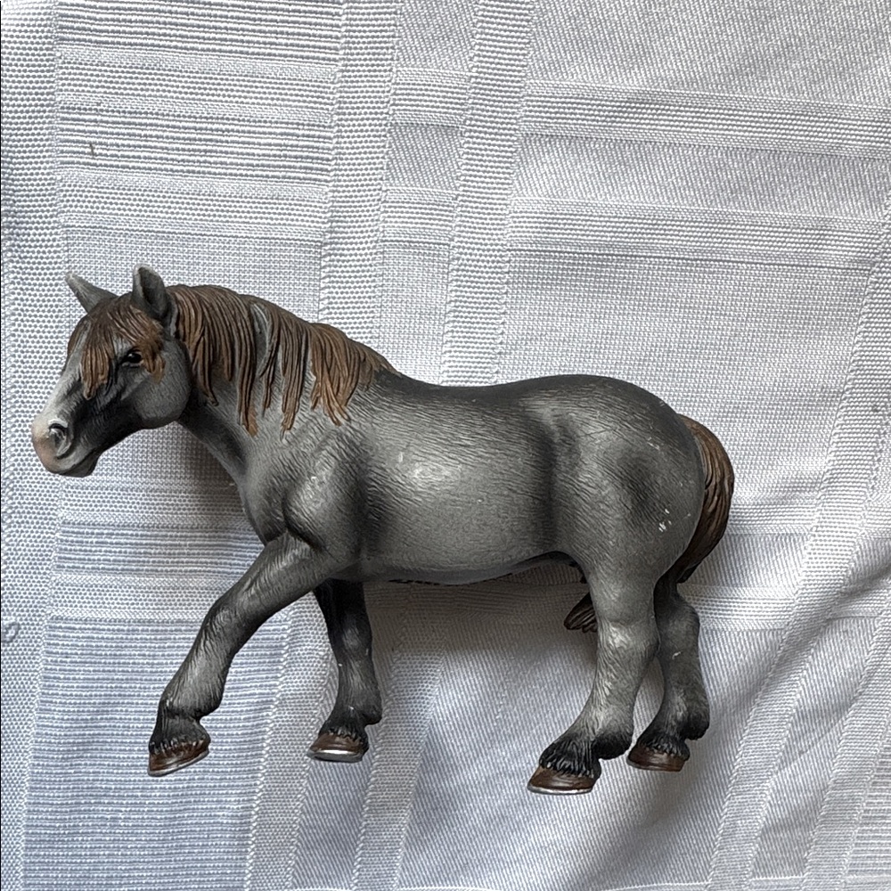 Schleich Percheron Mare horse figurine, specifically the 2007 retired model